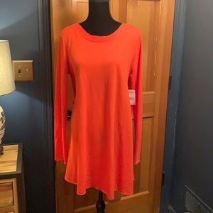 NWT FP Oversized Orange Tunic Sweater